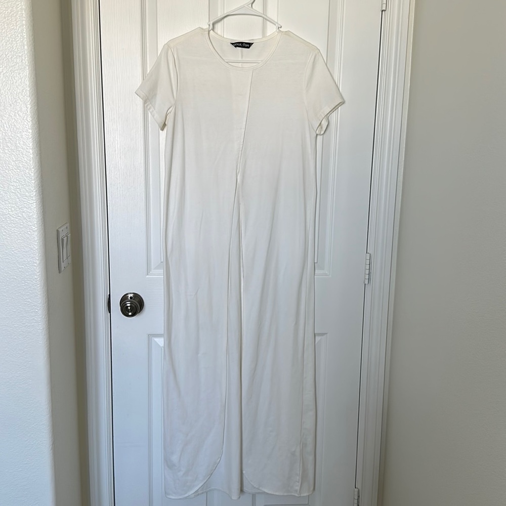 Long white shirt